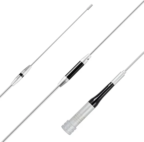 Miniatura 5 de HYS Amateur VHF/UHF antena de radio móvil, 42.7 pulgadas, transceptor FM UHF antena macho para 6.6 ft 27.6 in 144 Mhz/430 Mhz de banda dual portátil