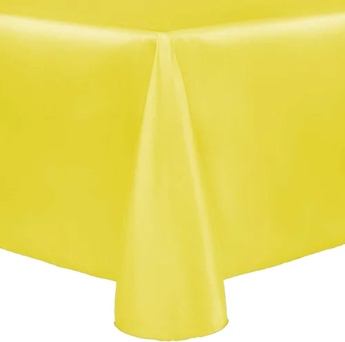 Miniatura 39 de Ultimate Textile Majestic - Mantel ovalado reversible Shantung Satin (72 x 120 pulgadas), color amarillo claro