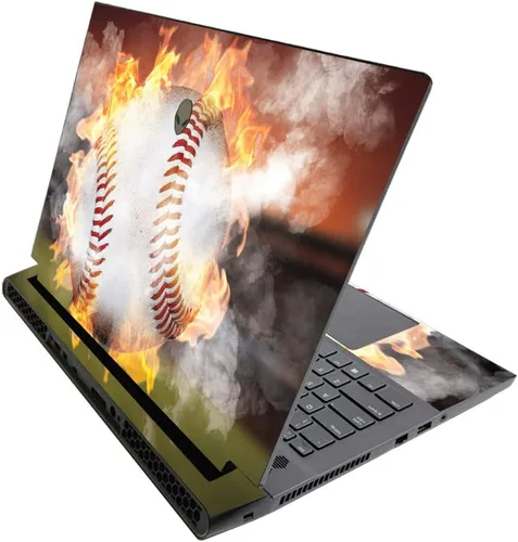 Miniatura 323 de MightySkins - Skin brillante con purpurina para Alienware M17 R3 (2020) y M17 R4 (2021) - Diversión de los años 90 Acabado duradero con purpurina