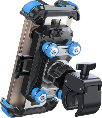 Miniatura 10 de JOYROOM Soporte de teléfono para motocicleta - [Amortiguador de vibración dual] Soporte de teléfono antigolpes de 150 mph para motocicleta