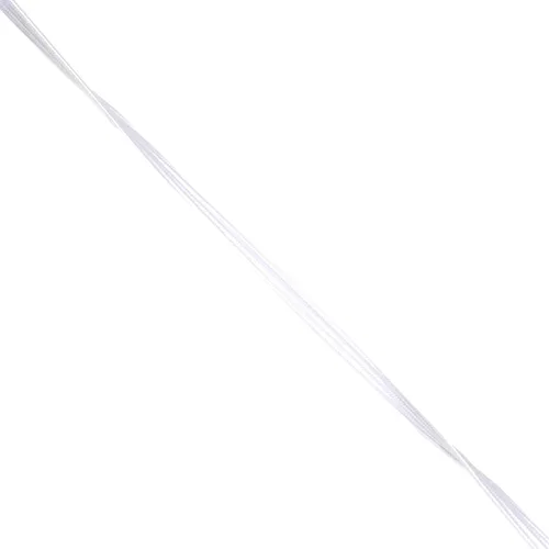 Miniatura 8 de Mandala Crafts - Rollo de cordón elástico plano para costura y manualidades Blanco
