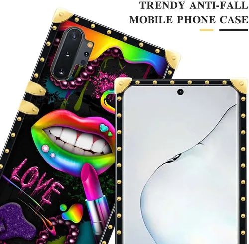 Miniatura 2 de Funda compatible con Samsung Galaxy Note 10 Plus, Lipstick Lips Note 10 Plus para niñas, TPU suave a prueba de golpes, protección rígida