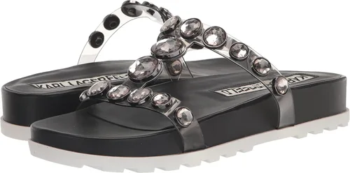 Miniatura 7 de Karl Lagerfeld Paris Women's Belinda Jeweled Platform Sandal Heeled