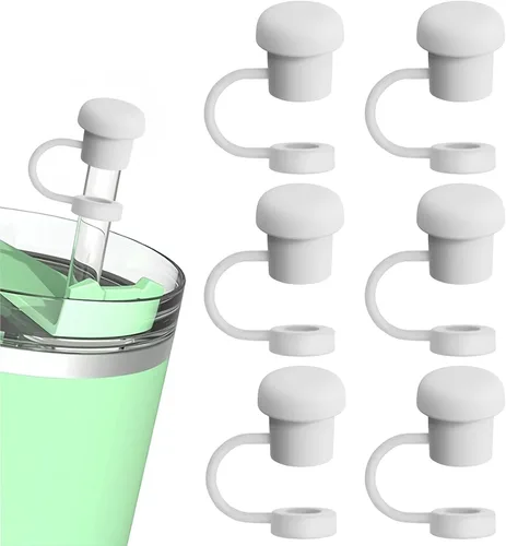 Miniatura 11 de Tapas de pajita negras para vaso Stanley Tumbler 30 40 oz, 6 piezas de tapas simples para pajitas para vasos de agua Stanley, tapas a prueba