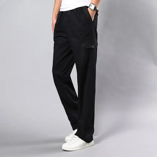 Miniatura 3 de EELHOE Baggy Cargo Pants for Men Ripstop Relaxed Fit Lightweight Trousers Tactical Work Outdoor Bottom Pant Multi Pockets