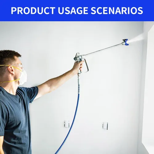 Miniatura 6 de Start sailingup - 2 postes de extensión para pistola de pintura sin aire + boquilla rociadora sin aire, repuesto G7/8-14 para pistolas de pintura