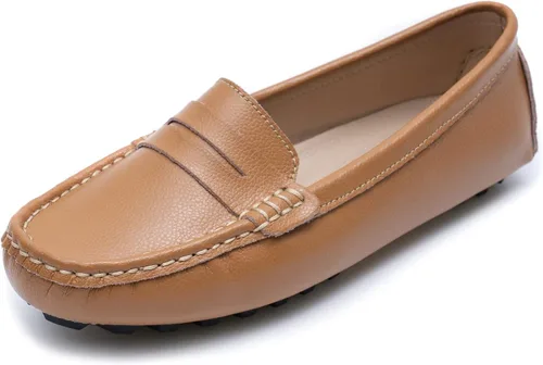 Miniatura 2 de Heydonic Mocasines para mujer, mocasines suaves, casuales, para caminar, conducir, oficina, penny planos, zapatos de barco para mujer, sin cordones
