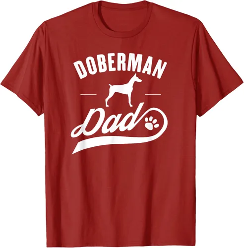 Miniatura 65 de Doberman Dad - Camiseta para amante del dueño del perro, Negro, S