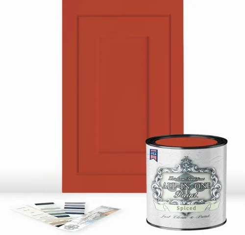 Miniatura 115 de Pintura TODO EN UNO, Abbey (gris cálido), Muestra de 8oz - Pintura duradera para gabinetes y muebles. Imprimación y capa superior incorporadas,