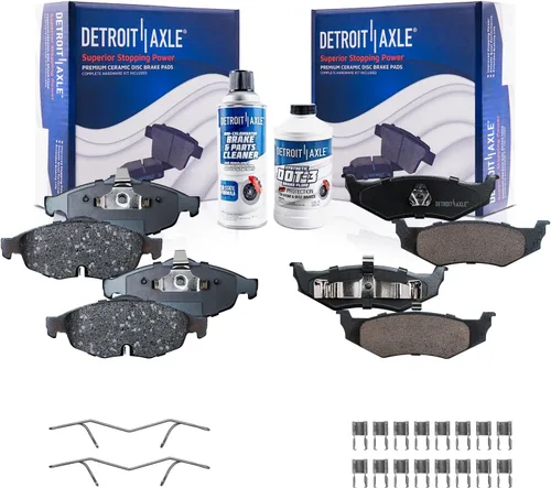 Miniatura 41 de Detroit Axle - Pastillas de freno traseras para Kia Sportage 2017-2022, Hyundai Tucson 2016-2021, pastillas de freno de cerámica 2018 2019 2020