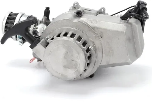 Miniatura 3 de Motor de motor de 2 tiempos de 49 cc, mini motor de arranque de gasolina de 1.3 HP para bicicleta de bolsillo, mini motocross, ATV Scooter