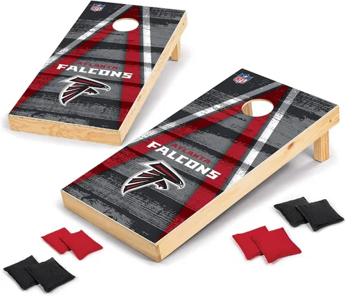 Miniatura 23 de Wild Sports - Set para jugar al cornhole (meter sacos pequeños en un agujero) con tablero de madera de 2 x 4 pies y 8 sacos con frijoles, diseño
