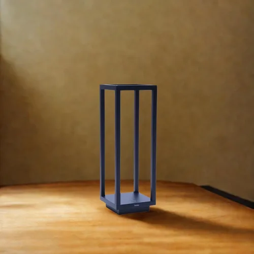Miniatura 2 de Zafferano, Home Pro - Lámpara de mesa recargable inalámbrica con controles táctiles, adecuada para interiores y exteriores, atenuador, 3000 K, Azul