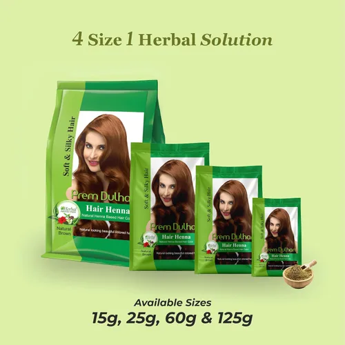 Miniatura 9 de Prem Dulhan Henna capilar de 4.41 oz/4.40 onzas para resultados vibrantes y duraderos, sombra marrón natural, sin amoníaco y sin PPD, bolsitas