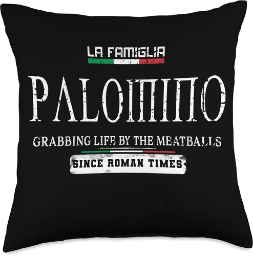 Miniatura 4 de Italia La Famiglia Palomino Grabbing Life By The Meatballs Throw Pillow
