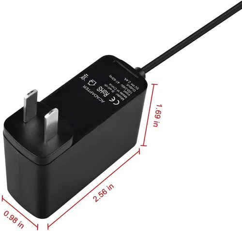 Miniatura 2 de 5V 2.4A Tipo-C USB-C Adaptador de CA DC Fuente de Alimentación Cable Cargador para Insignia NS-P11W7100 Tablet PC 11.6