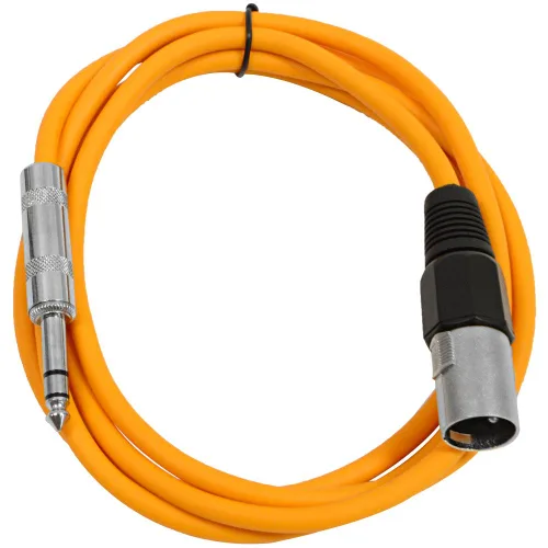 Miniatura 28 de Seismic Audio - SATRXL-M2 - Cable de conexión XLR negro de 2 pies macho a 1/4" TRS