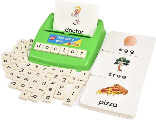Miniatura 10 de BOHS Juego divertido de mago de alfabetización inglesa - Palabras de vista en mayúsculas - 60 tarjetas flash - Juguetes educativos para aprendizaje