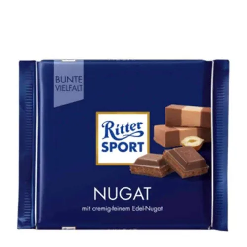 Miniatura 5 de Ritter Sport Barra de chocolate con leche y almendras enteras, 3.5 onzas (paquete de 11).