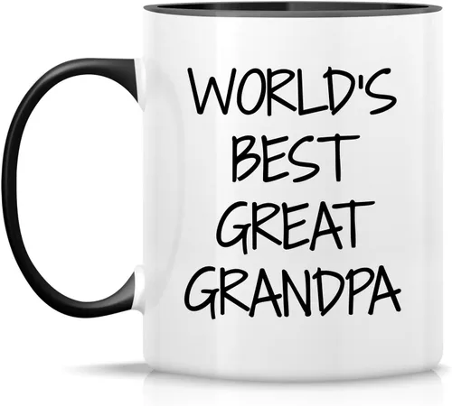 Miniatura 2 de Retreez Taza divertida – The Best Dads Get Promoted to Grandpa - Tazas de café de cerámica de 11 onzas – Regalos de cumpleaños divertidos