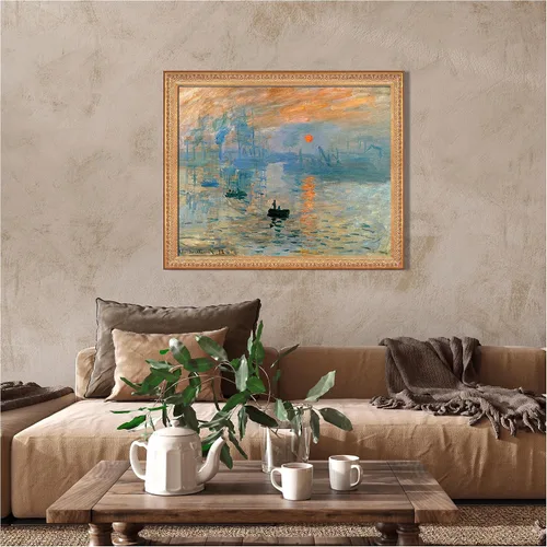 Miniatura 362 de A&T ARTWORK Campo de trigo con cipreses de Van Gogh Las reproducciones de arte clásico mundial, impresiones en lienzo giclée para decoración