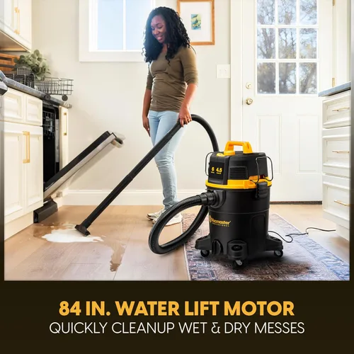 Miniatura 3 de Vacmaster Professional - Aspiradora 6 galones, 4.5 HP máximo, aspiración en húmedo/seco con sistema de filtro autolimpiante - VDK611PF 0201