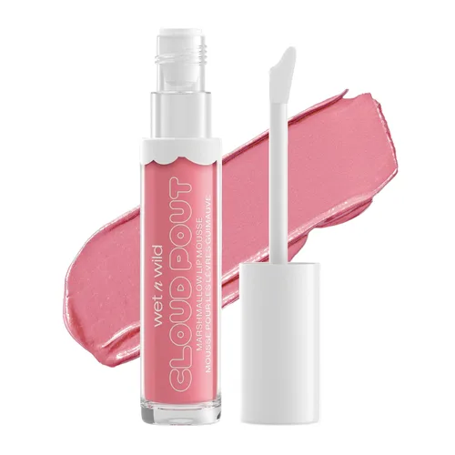 Miniatura 23 de wet n wild Crema de labios Cloud Pout con malvavisco, Pink Girl, You're Whipped Aceite de argán Vitamina E Sabor a malvavisco