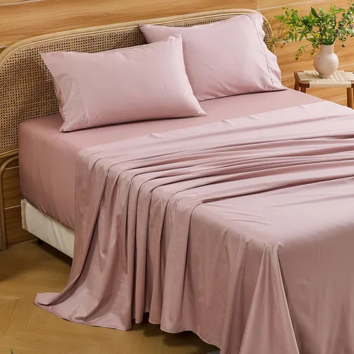 Miniatura 26 de Bedlifes Sábanas de algodón egipcio de 1000 hilos, tamaño Queen, 4 piezas con bolsillo profundo de 16 pulgadas, ropa de cama ultrasuave refrescante