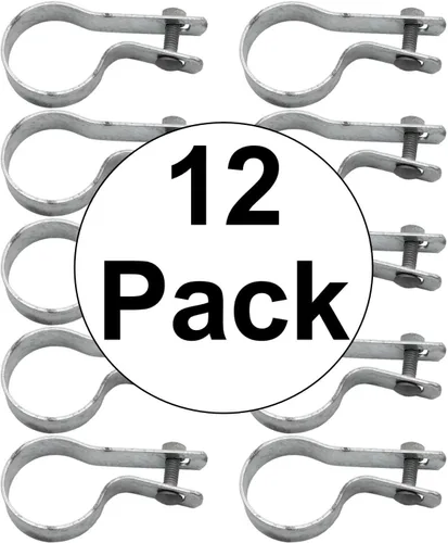 Miniatura 3 de Jake Sales Banda de tensión de 1-7/8 pulgadas para valla de eslabones de cadena – Uso para poste de 1-7/8 pulgadas de diámetro exterior – Banda
