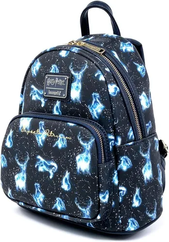 Miniatura 2 de Loungefly Harry Potter Expecto Patronus All Over Print Womens Double Strap Shoulder Bag Purse