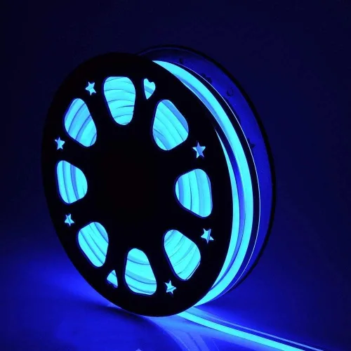 Mini tira de luces LED de neón de bajo voltaje de 12 V, actualización 2835 120 LED/M, 100 pies/98.4 ft, luz de neón brillante duradera para barcos,
