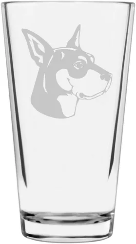 Miniatura 362 de Perro de Presa Canario - Vaso de pinta personalizado con temática de perro grabado multiusos, 16 onzas