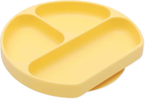 Miniatura 14 de Bumkins Plato de succión para niños pequeños y bebés, cubierta de plato con agarre dividido para bebés y niños, destete guiado por el bebé