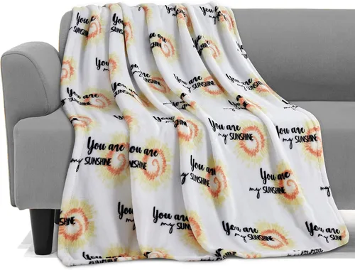 Miniatura 6 de Elegant Comfort Manta ligera estampada para todas las estaciones, ultra suave, acogedora y afelpada, manta decorativa, perfecta para descansar, 50 x