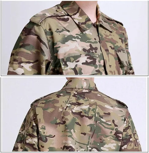 Miniatura 4 de Conjunto de pantalones de camisa de caza táctico BDU ropa de combate camuflaje uniforme de EE. UU 3 colores de desierto