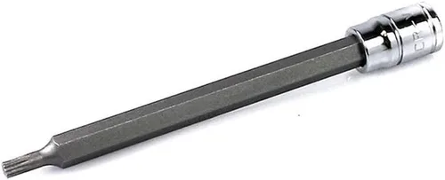 Miniatura 2 de Capri Tools 30057 XZN Dado de Broca Cuadrada Triple Extra Largo de 4mm con Impulsor de 1/4 Pulgadas
