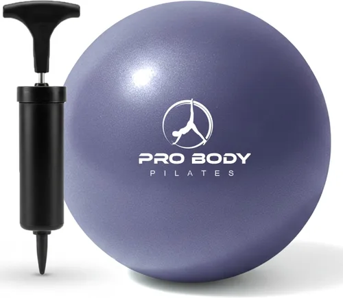 Miniatura 11 de ProBody Pilates Mini Pelota de Ejercicio con Bomba - Pelota de Entrenamiento de 9 Pulgadas para Estabilidad, Barra, Yoga, Núcleo y Terapia Física