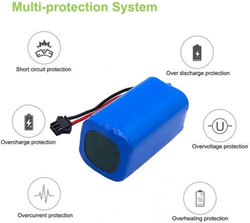 Miniatura 6 de Shark Battery RVBAT700 - Batería de repuesto para aspiradoras Shark ION Robot RV720, RV750, RV700, RV755 (atención: conector de 3 puntas)