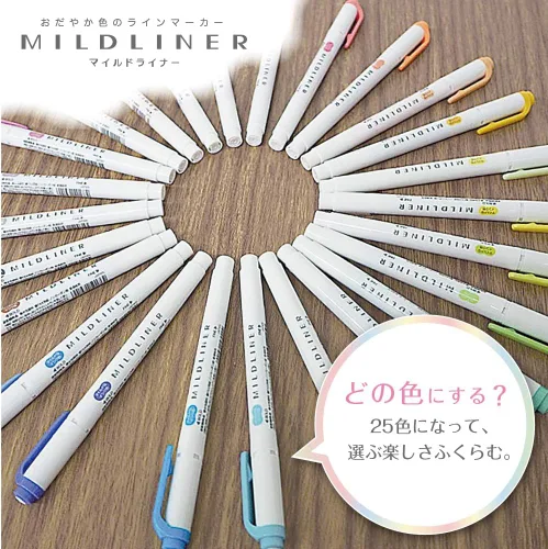 Miniatura 2 de Zebra Mildliner WKT7-25C - Resaltador de 25