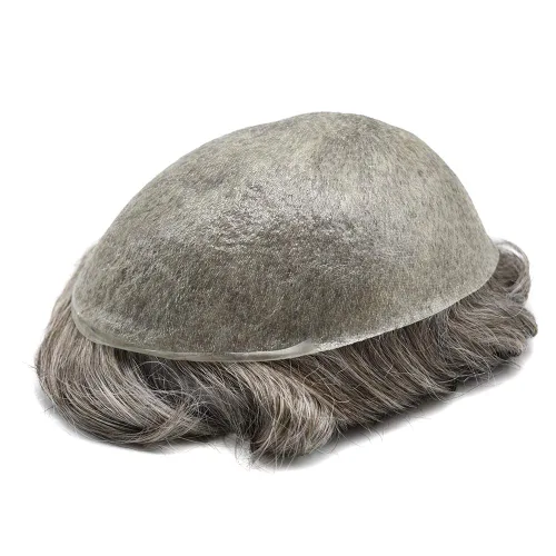 Miniatura 28 de Toupee for Men Human Hair Pieces Ultra Thin Skin Mens Toupee Hair Replacement System Mens Hair Units for Men