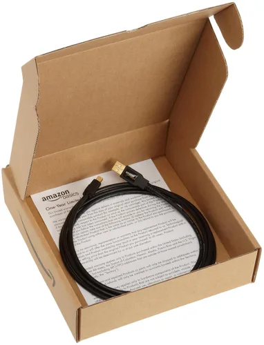 Miniatura 5 de Amazon Basics Cable USB-A a Mini USB 2.0, velocidad de transferencia de 480 Mbps con enchufes chapados en oro, 3 pies, negro