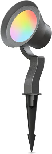 Miniatura 8 de GOODSMANN RGBW - Focos LED de bajo voltaje, 4 unidades, luces de paisaje que cambian de color, 12 V-15 V, 12 W, 650 lúmenes, luces de foco