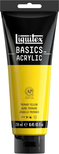 Miniatura 53 de Liquitex BASICS Pintura Acrílica, Botella de 400ml (13.5 oz), Blanco Titanio Titanio Blanco