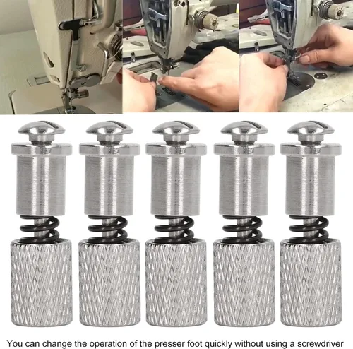 Miniatura 4 de Abrazadera de pie prensatelas de resorte, abrazadera de pie de resorte, máquina de coser, prensatelas de aguja para máquina de coser