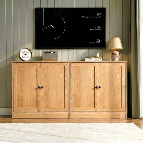 Miniatura 7 de TUSY Soporte de TV para TV de 65 pulgadas, moderno centro de entretenimiento para sala de estar, consola multimedia de 63 pulgadas