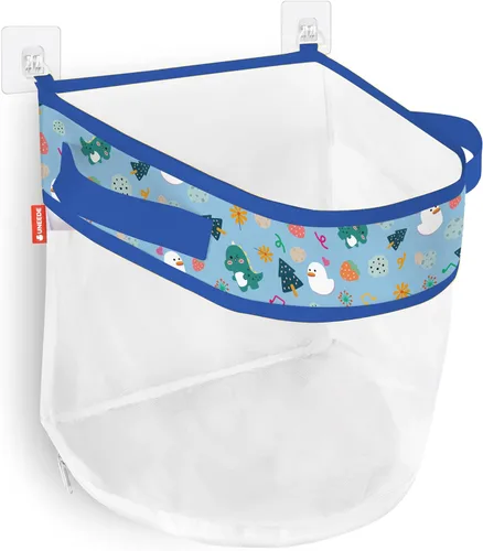 Miniatura 8 de UNEEDE Organizador de juguetes de baño, organizador de juguetes de bañera de 4.15 galones, soporte de juguetes de baño de acceso rápido para bañera