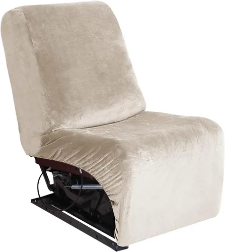 Miniatura 11 de Jonuiony Fundas para sofá reclinable de 5 plazas, funda para sofá reclinable en forma de U, fundas elásticas de terciopelo para sofá modular para 5