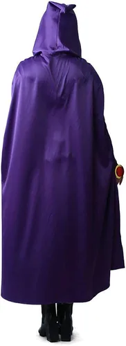 Miniatura 2 de miccostumes Conjunto completo de traje de cosplay con capa morada, color negro