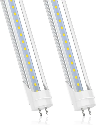 Miniatura 11 de CNSUNWAY - Paquete de 10 tubos de luces LED T8 de 4 pies, 18 W, 2400 lúmenes, 6000 K, alimentación de extremo simple o doble, Plug and Play