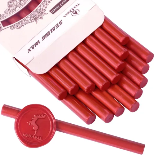 Miniatura 7 de Barra de cera de sello dorada clásica antigua, barra de cera de sello para mini pistola de pegamento, decoración de invitación de boda DIY - Paquete